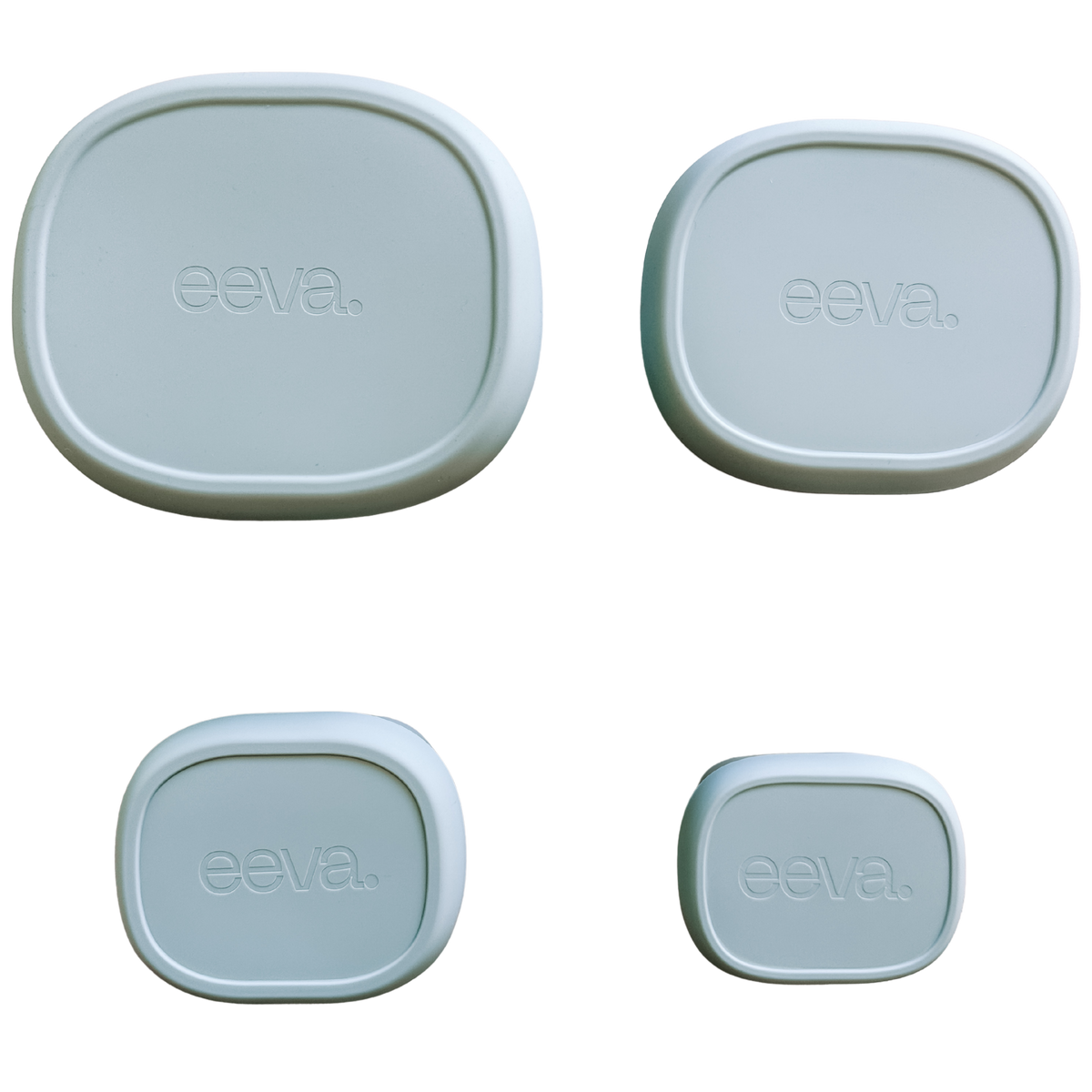 The Pebble Pair – Silicone Food Storage Containers with Lids, Set of 2